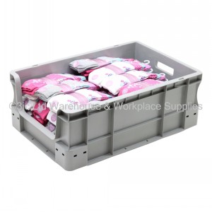 Heavy Duty Stacking Euro Box 60cm 45 Litre Open Front